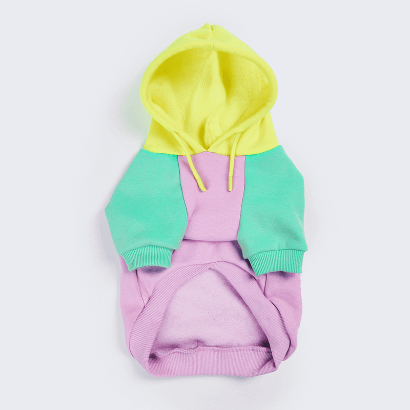 Purple Turquoise Yellow Hoodie