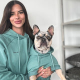 Essentielles Hunde Hoodie - Türkis