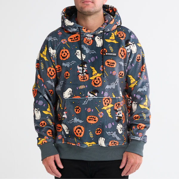 Halloween Menschen Kapuzenpullover - Grau