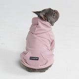 Essentielles Hunde Hoodie - Purpurtaupe