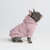 Essentielles Hunde Hoodie - Purpurtaupe