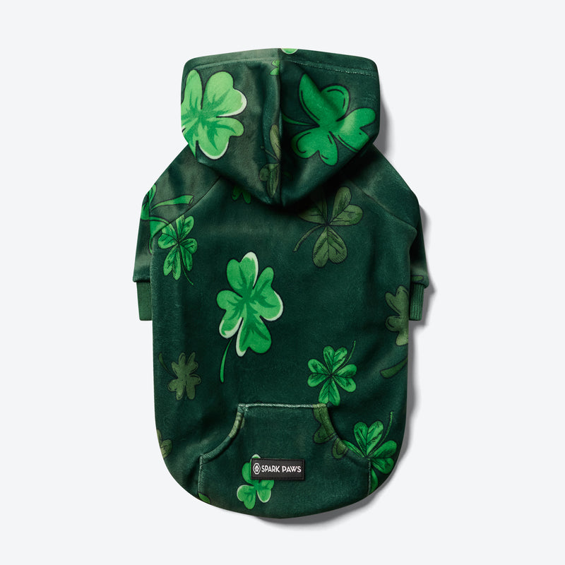 St. Pattys Hundehoodie – Dunkelgrün