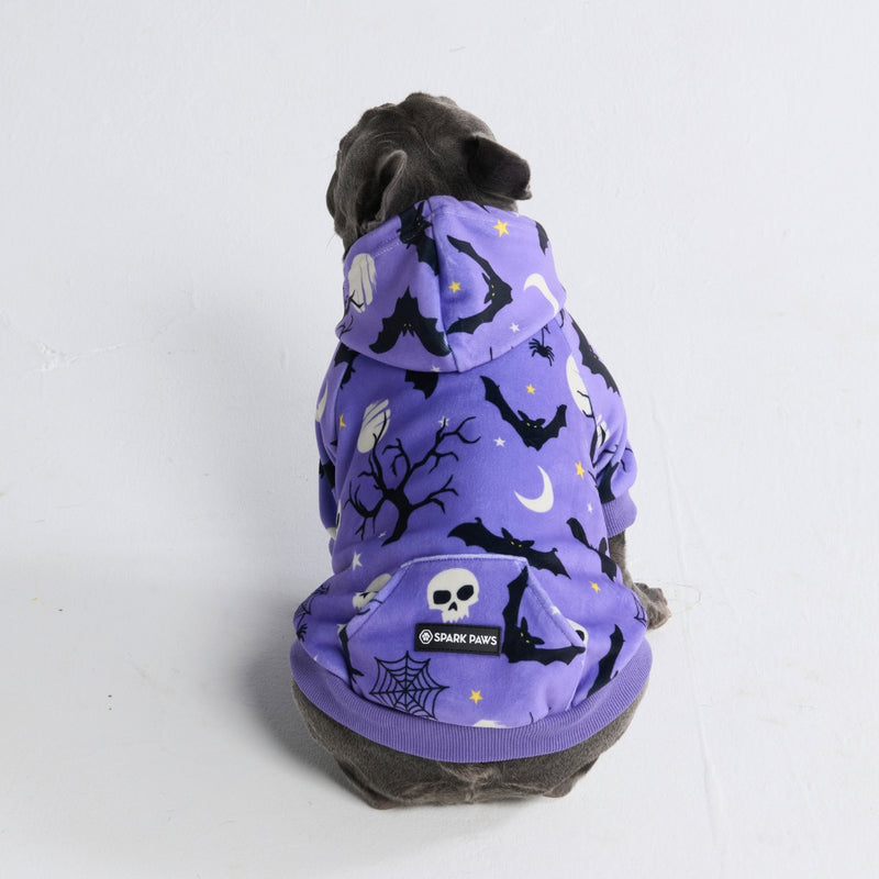 Halloween Hundehoodie - Lila