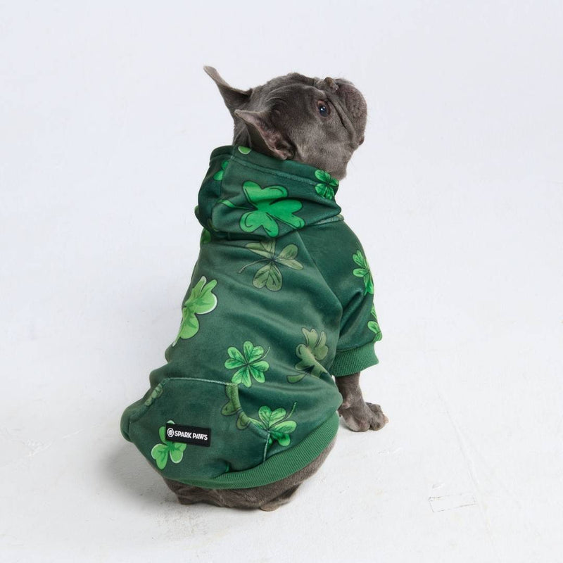 St. Pattys Hundehoodie – Dunkelgrün