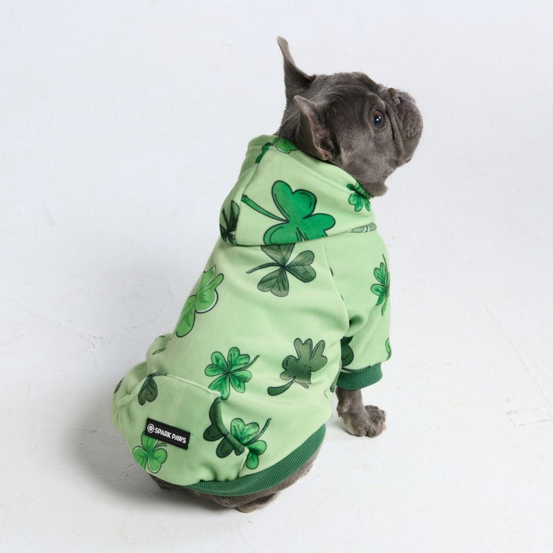 St. Pattys Hundehoodie – Hellgrün