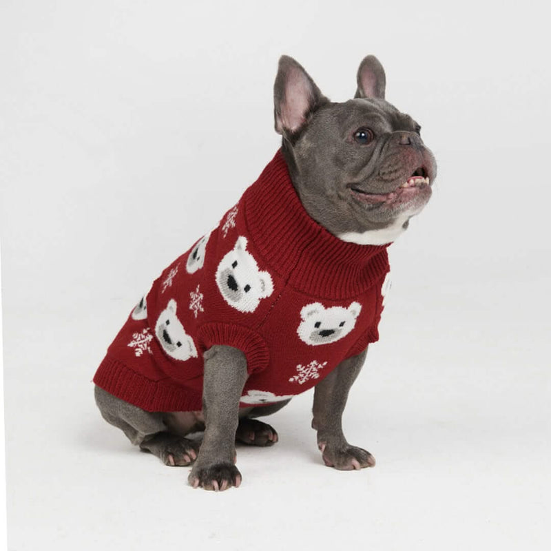 Polar Bear Dog Sweater