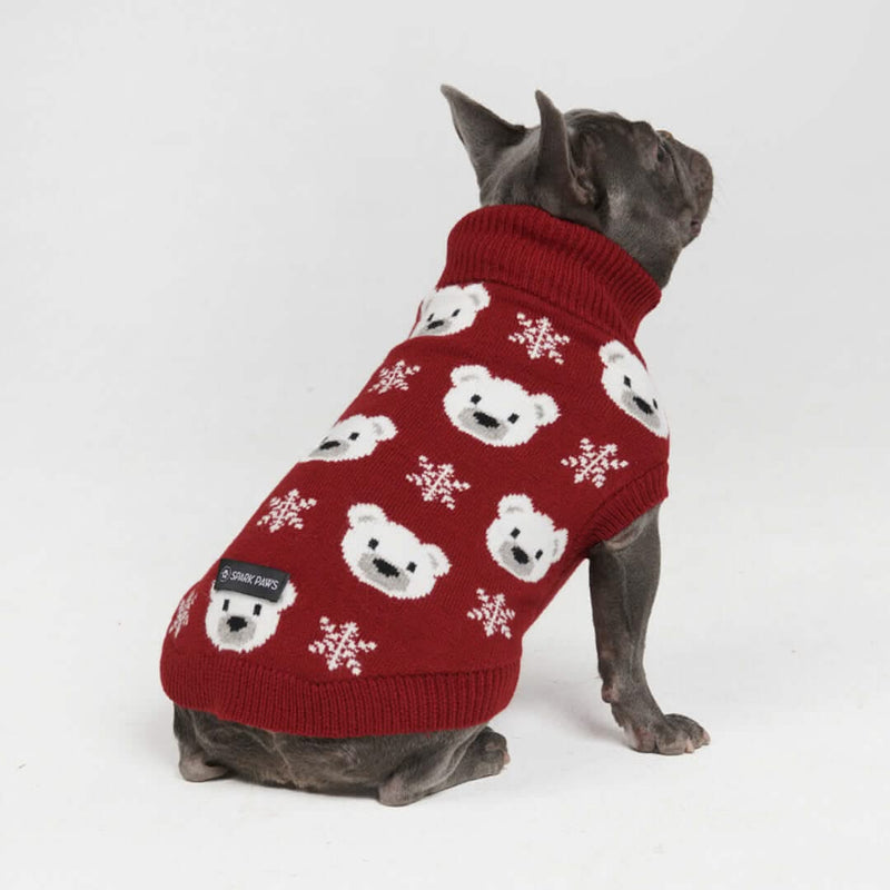 Polar Bear Dog Sweater