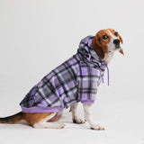 Purple Plaid Hoodie