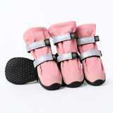 Flex Shell Wasserfeste Hundestiefel - Rosa