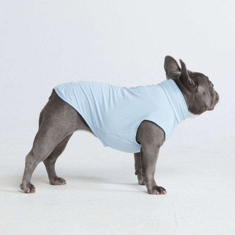 Sunblock Hunde-T-Shirt – Blau