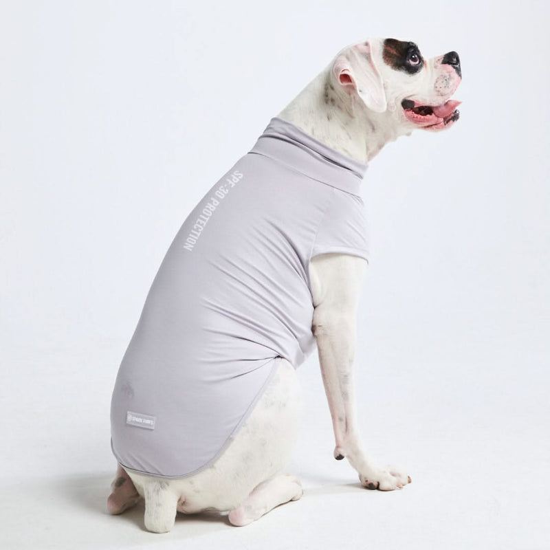 Sunblock Hunde-T-Shirt – Grau